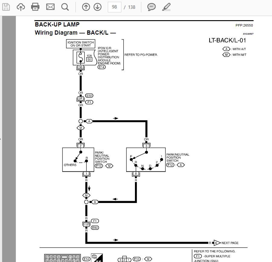Reverse light is out, but reverse sensors working Micra Sports Club
